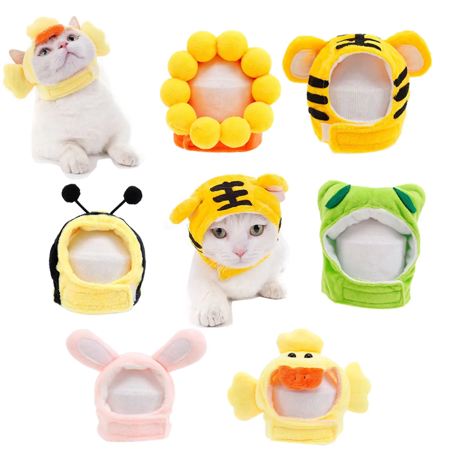 Pet Supplies Fish - Pet Fish Head Sunflower Bee Tiger
