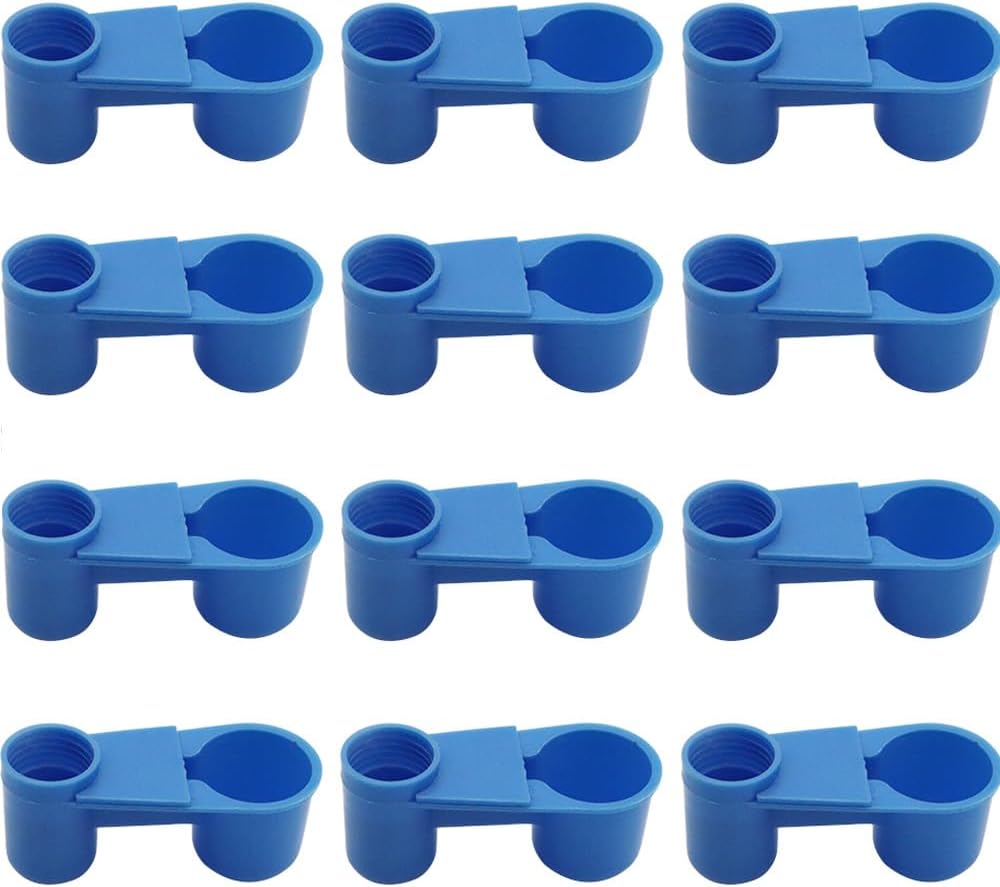 Bird Cage Parrot - 12Pcs Automatic Bird Drinker Feeder Plastic
