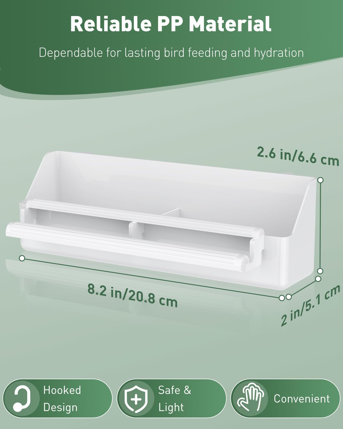 2 Pack Bird Feeder for Cage Ha - Bird Cage Parrot recension och pris