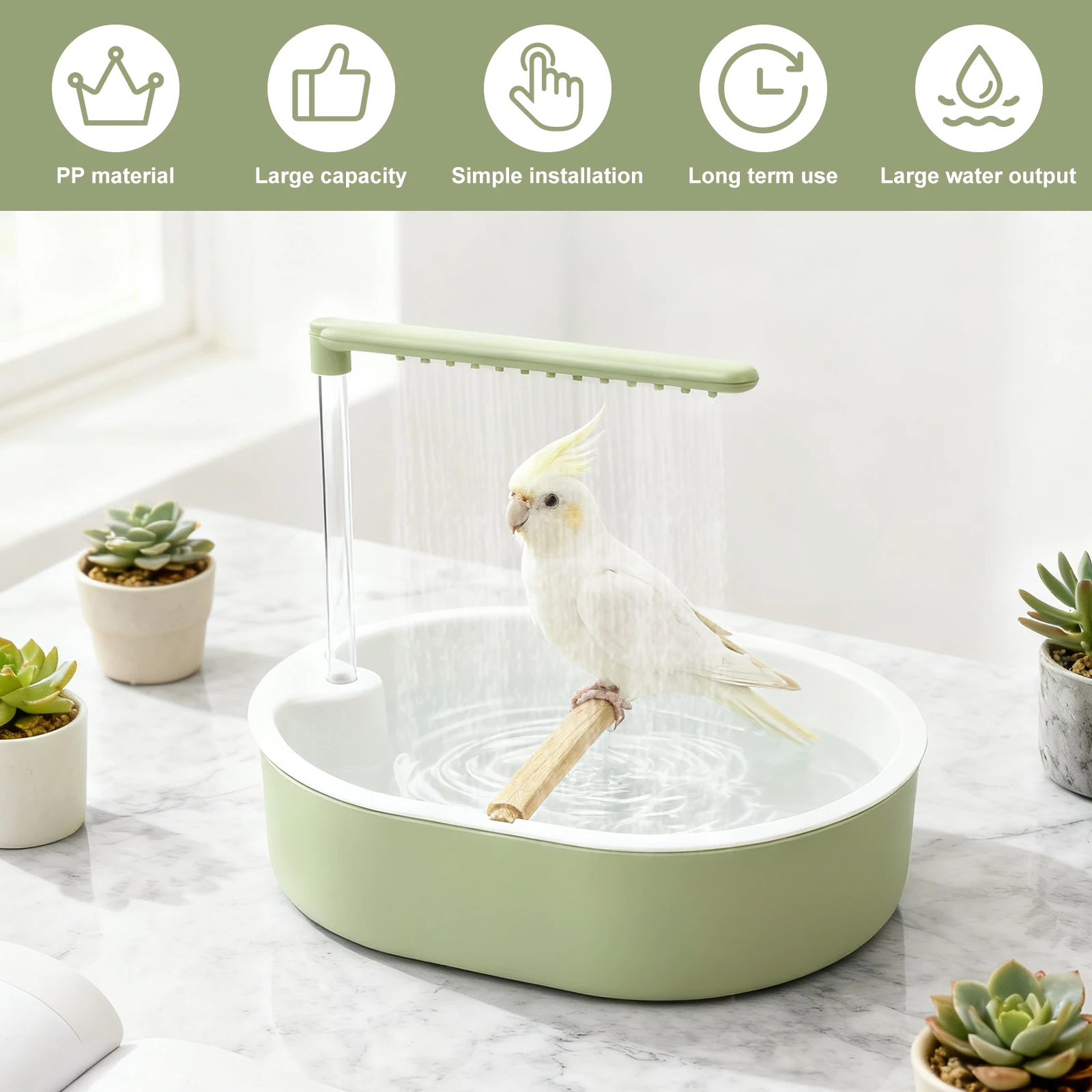 Parrot Automatic Bird Bath Tub - Pet Supplies Plus recension och pris
