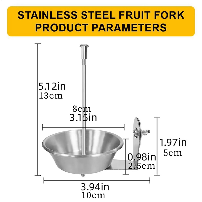 Bird Cage Feeder StainlessStee - Bird Cage Parrot recension och pris