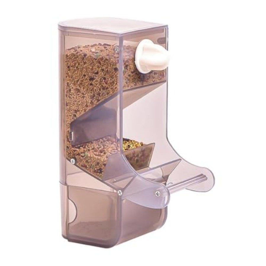Automatic Bird Feeder No-Mess  - Bird Cage Parrot recension och pris