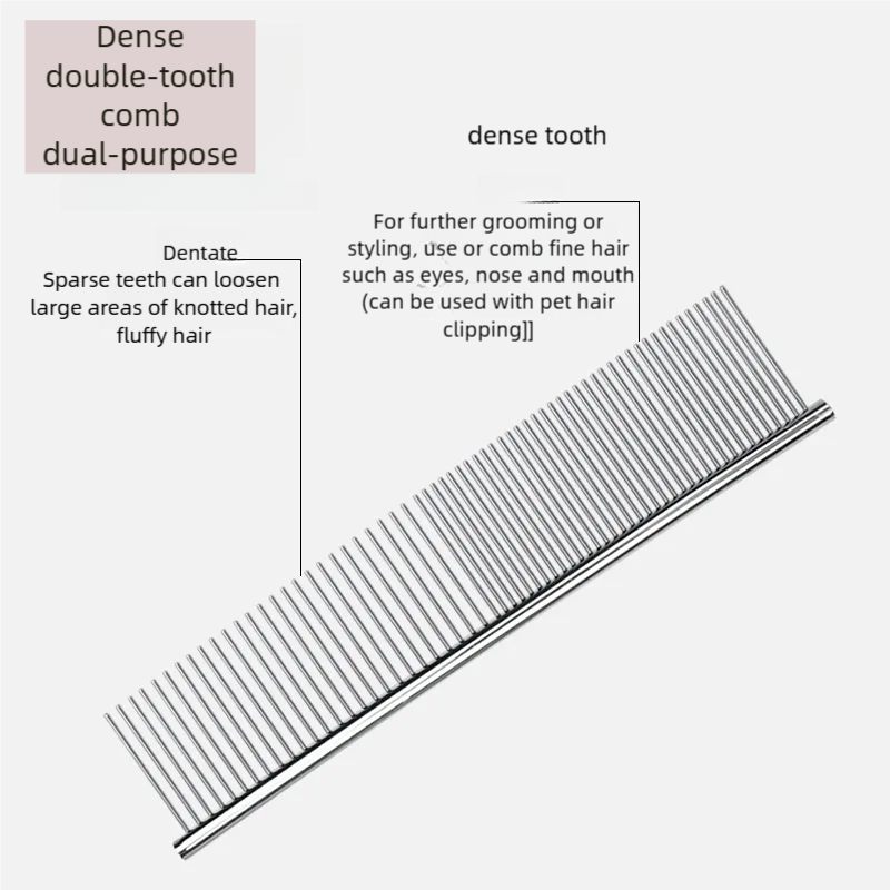 Pet Comb Stainless Steel Long  - Pet Supplies Dropshipping recension och pris