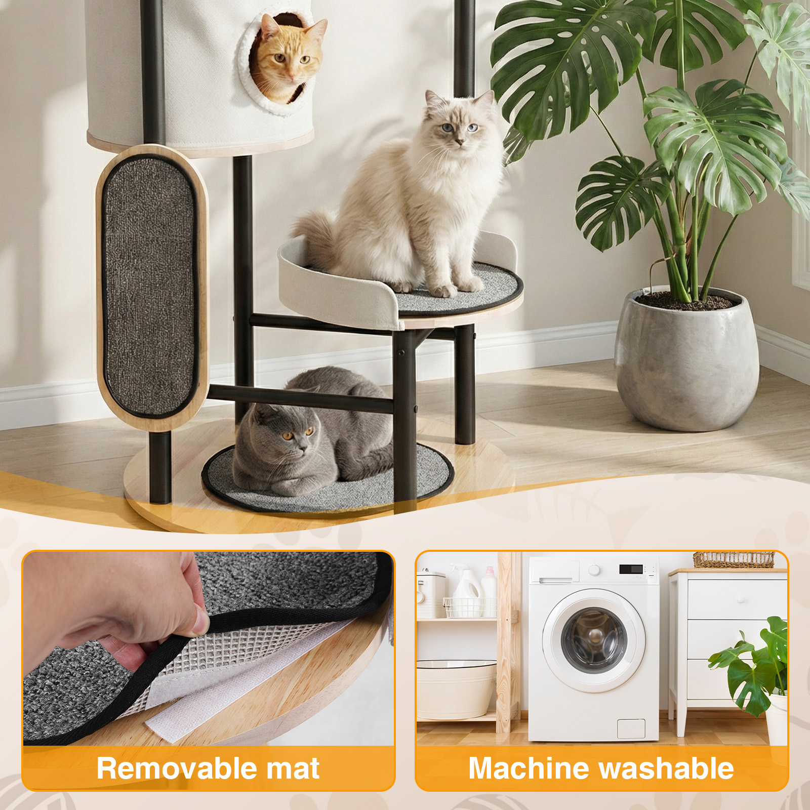 66-Inch Cat Tree with Scratchi - Pet X Supplies & Tack Howell Mi recension och pris