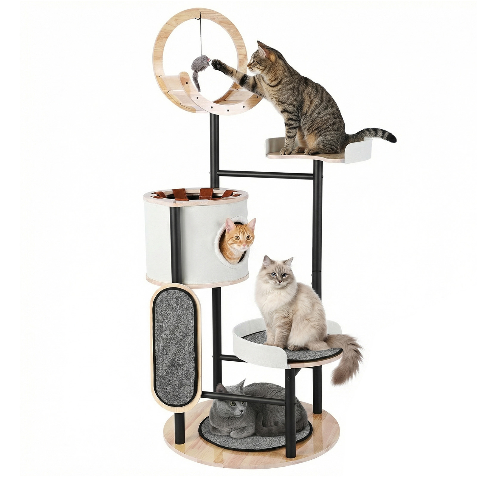 66-Inch Cat Tree with Scratchi - Pet X Supplies & Tack Howell Mi recension och pris