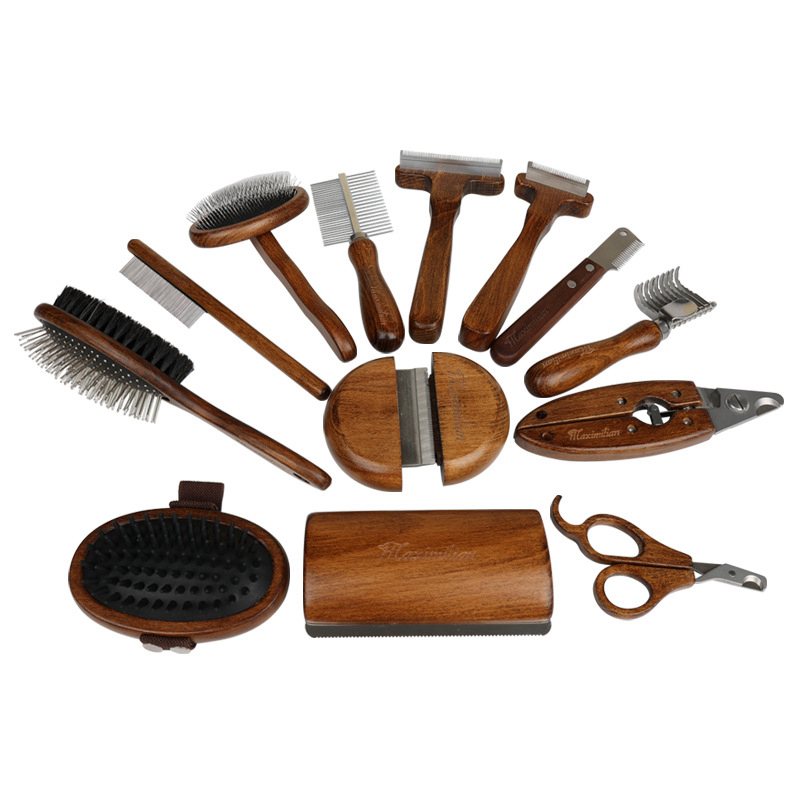 Pet Dog Comb Antique Solid Woo - Pet X Supplies & Tack Howell Mi recension och pris