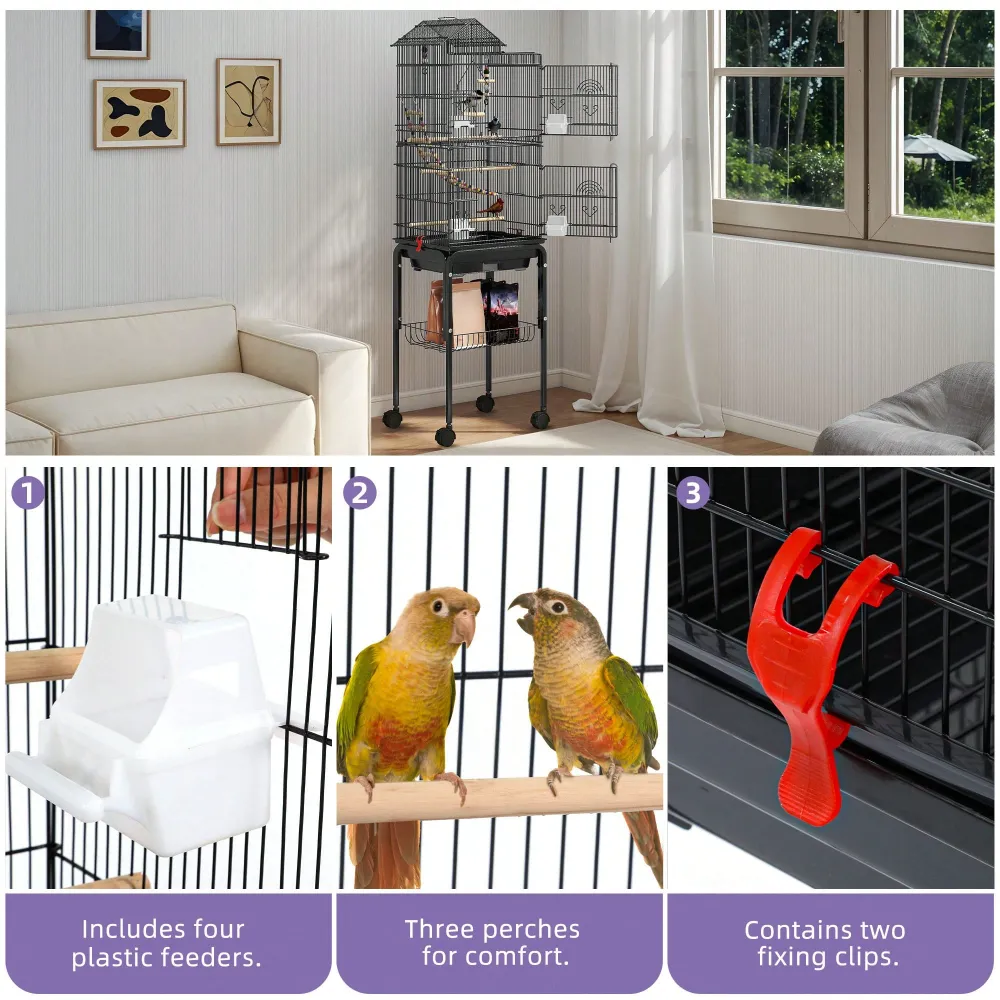 62Inch Large Metal Flight Bird - Bird Cage Parrot recension och pris