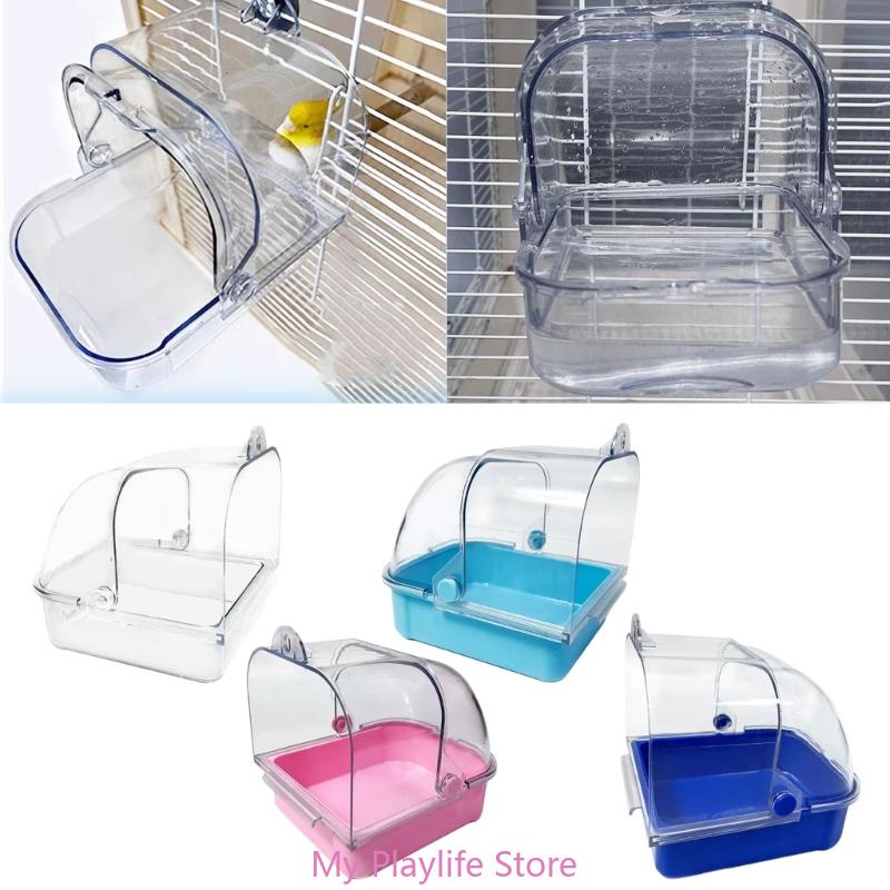 Hanging Bird Bath Tub for Para - Bird Cage Parrot recension och pris