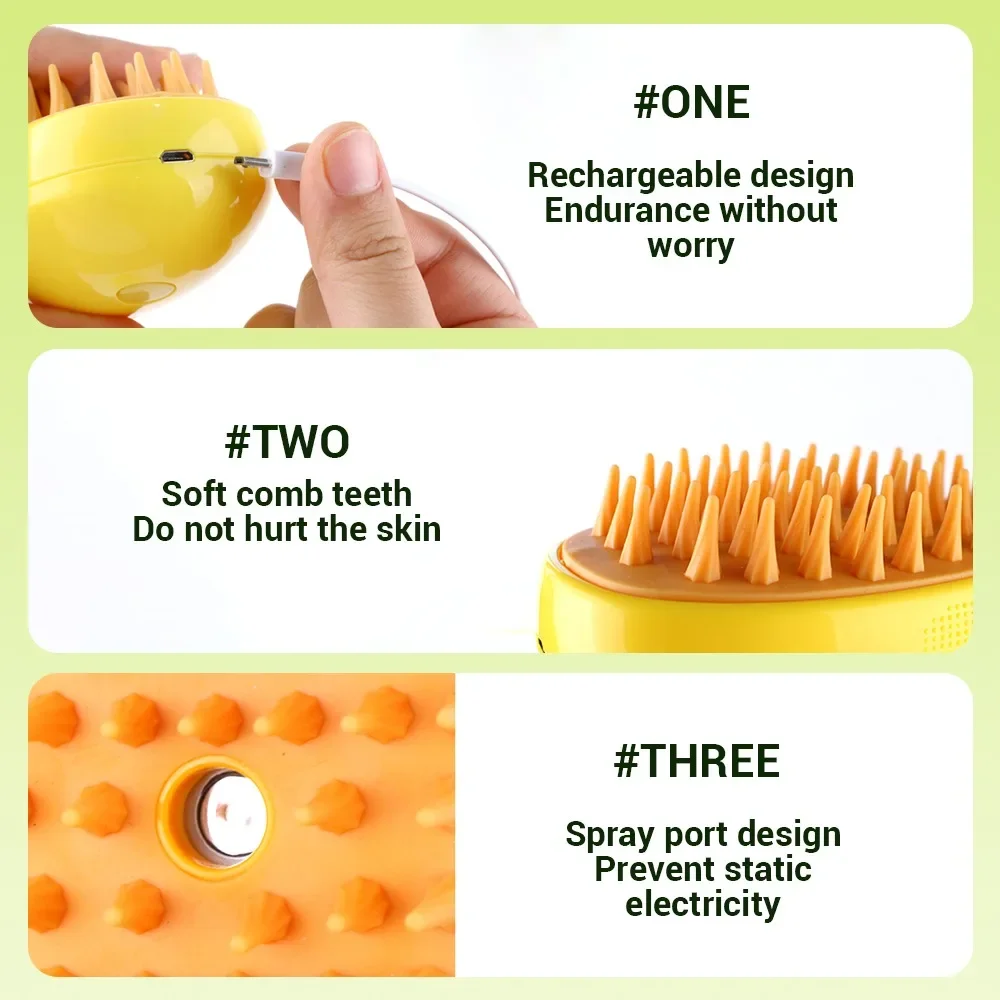 Cat Dog Steamy Brush Steam Bru - Pet Supplies Dropshipping recension och pris