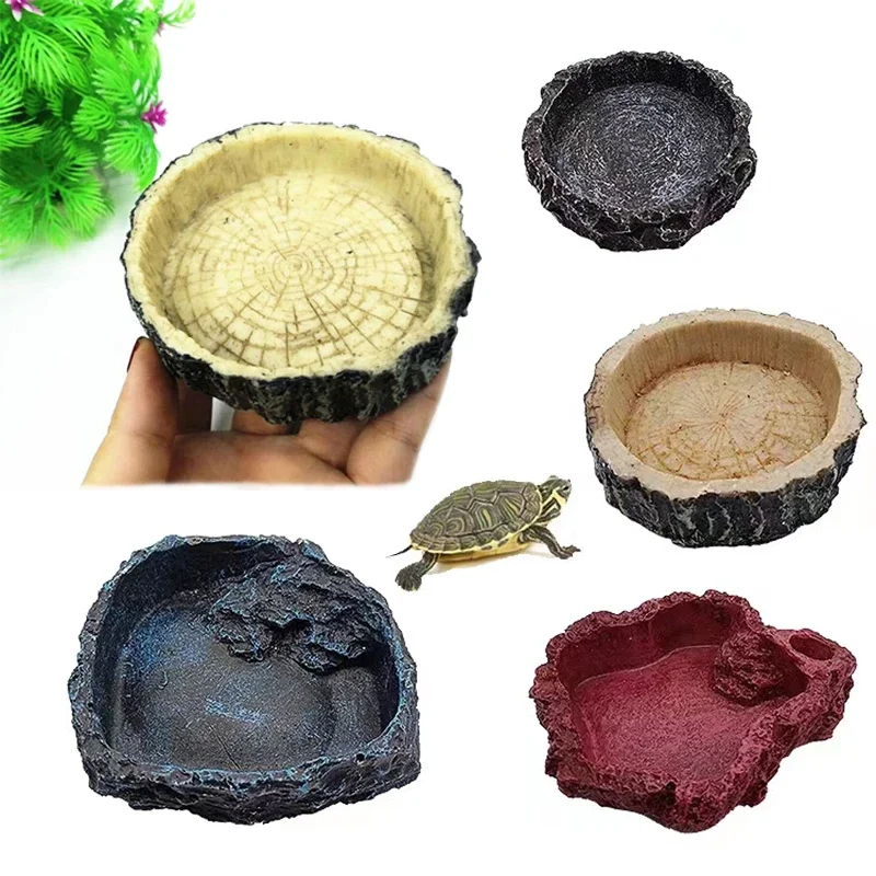 Pet Reptile Feeder Bowl Resin  - Pet Supplies Fish recension och pris