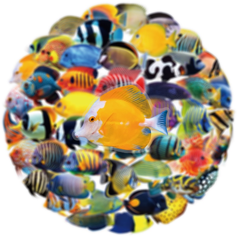 50PCS Colored Tropical Fish PE - Pet Supplies Fish recension och pris