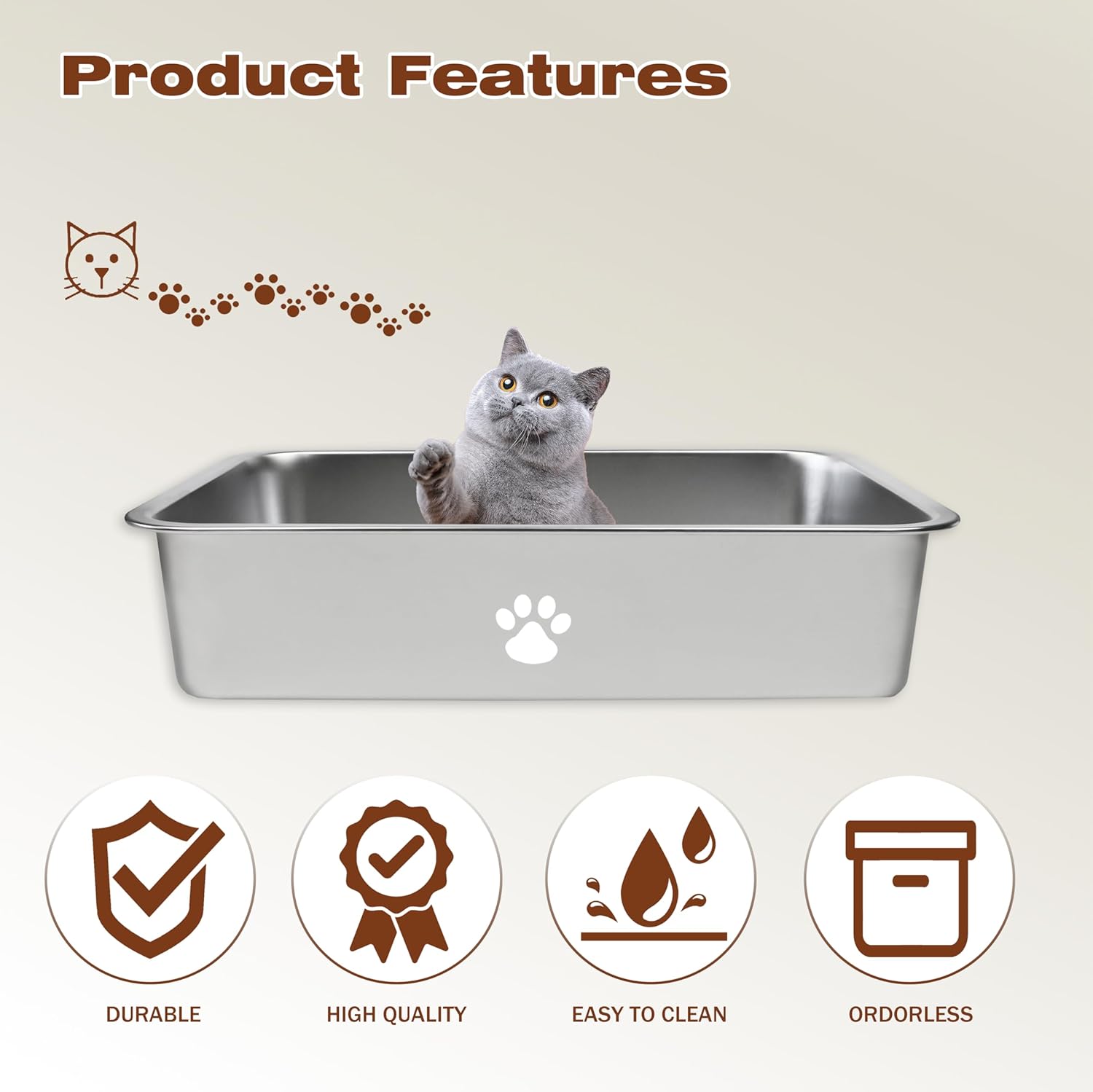 Stainless Steel Cat Litter Box - Pet X Supplies & Tack Howell Mi recension och pris