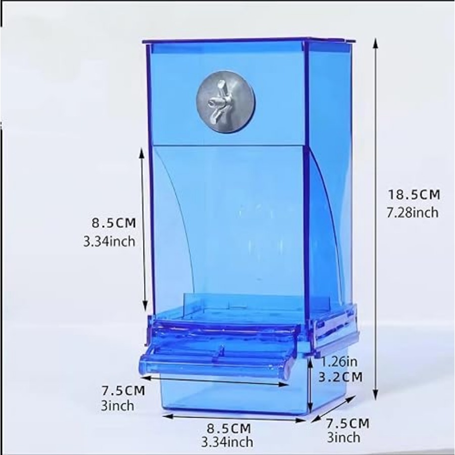 No Mess Bird Feeder, Automatic - Bird Cage Parrot recension och pris
