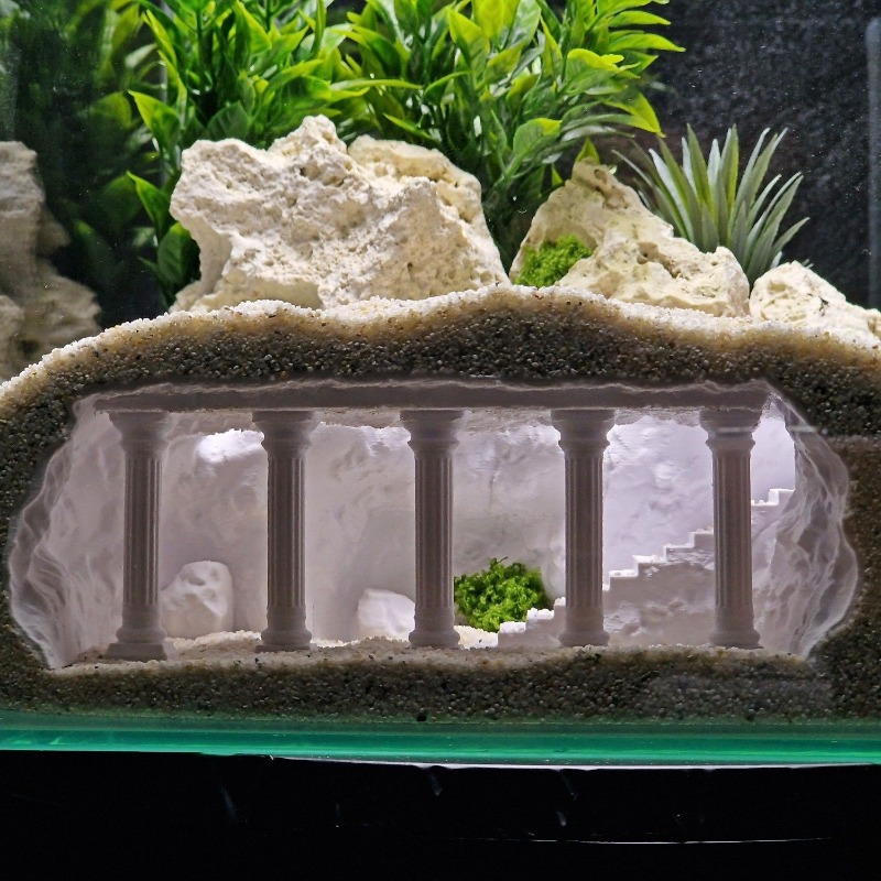 Fish Tank Cave Aquascaping,Art - Pet Supplies Fish recension och pris